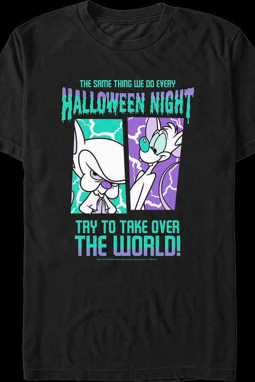 Halloween Night Pinky and the Brain T-Shirtmain product image