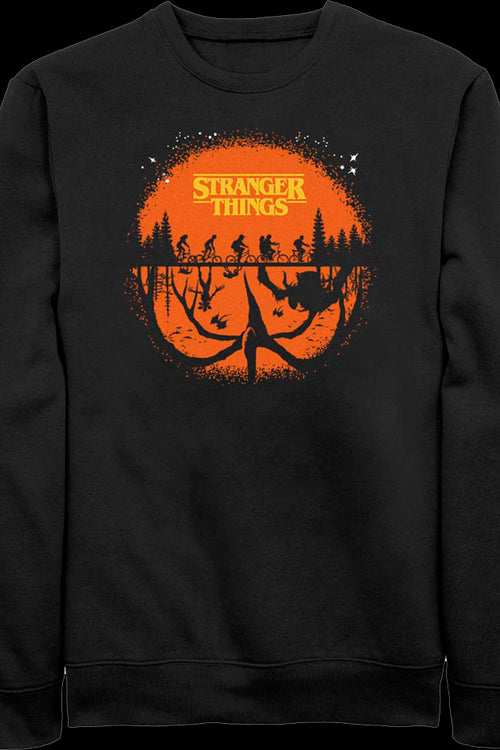 Halloween Silhouettes Stranger Things Sweatshirtmain product image