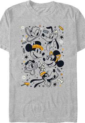 Halloween Sketches Disney T-Shirt