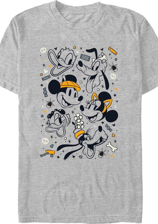 Halloween Sketches Disney T-Shirt - main product image