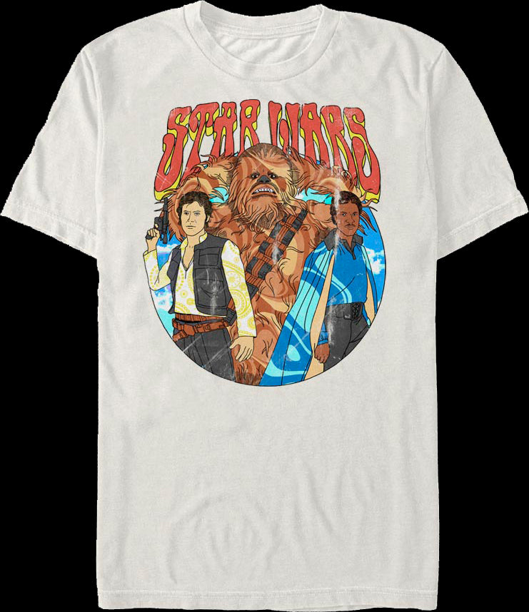 Dynamics patologisk Teenager Han Solo Chewbacca Lando Calrissian Star Wars T-Shirt