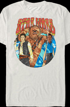 Han Solo Chewbacca Lando Calrissian Star Wars T-Shirt