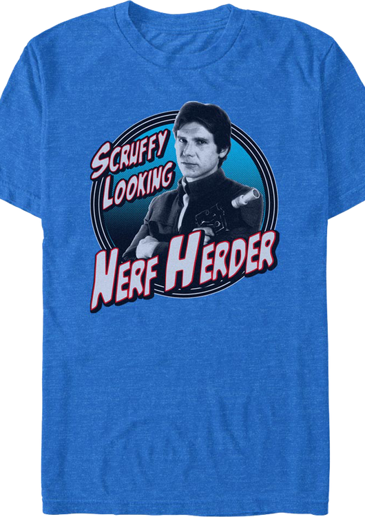 Han Solo Scruffy Looking Nerf Herder Star Wars T-Shirt - main product image