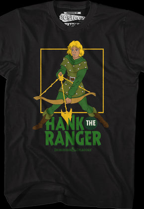 Hank The Ranger Bow & Arrow Pose Dungeons & Dragons T-Shirt