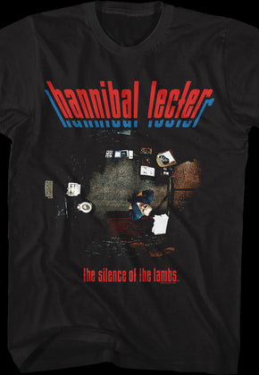 Hannibal Lecter Overhead View Silence of the Lambs T-Shirt