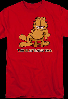 Happy Face Garfield T-Shirt
