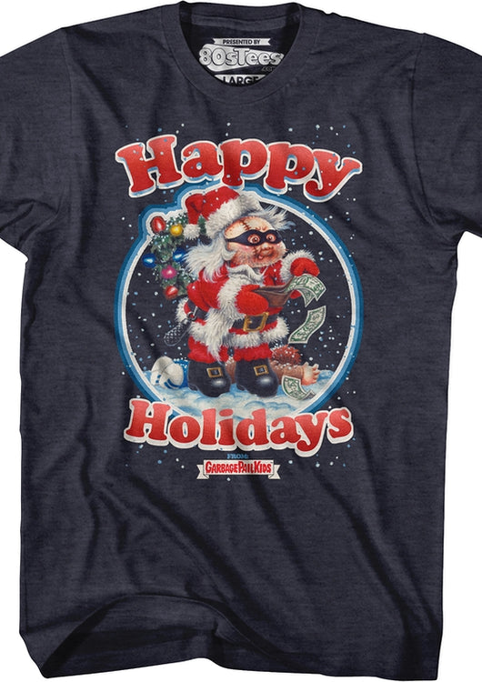 Happy Holidays Garbage Pail Kids T-Shirt - main product image