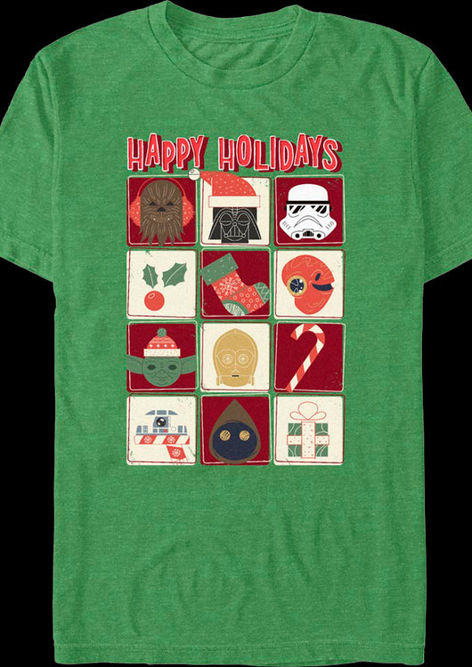 Happy Holidays Star Wars T-Shirt - main product image