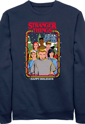 Happy Holidays Stranger Things Sweatshirt
