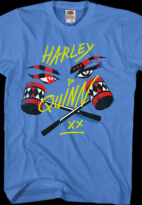 Harley Quinn Eyes Birds Of Prey T-Shirt
