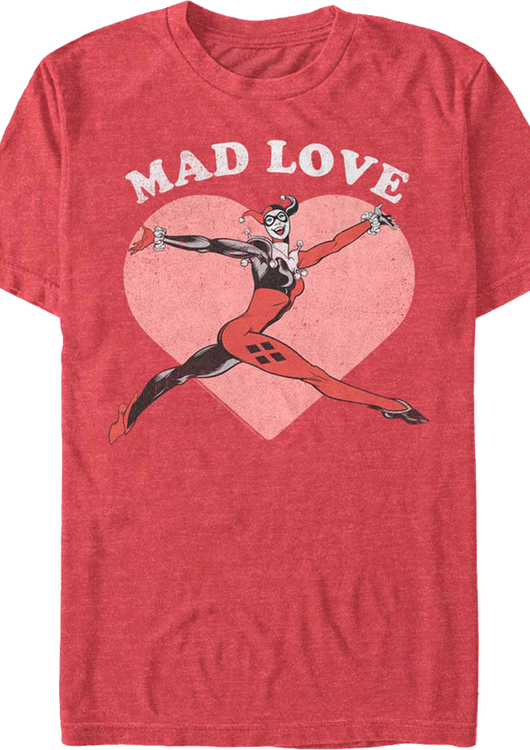 Harley Quinn Mad Love DC Comics T-Shirt - main product image
