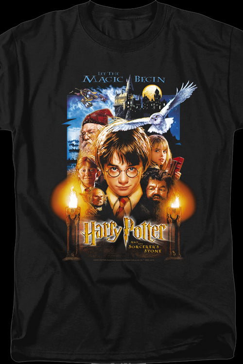 Harry Potter And The Sorcerer's Stone Poster Harry Potter T-Shirtmain product image
