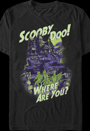 Haunted House Scooby-Doo Where Are You T-Shirt
