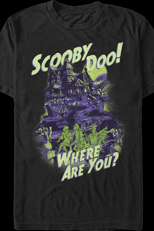 Haunted House Scooby-Doo Where Are You T-Shirtmain product image
