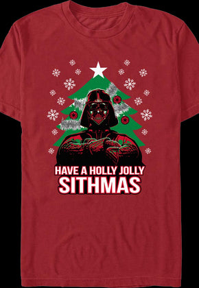 Have A Holly Jolly Sithmas Darth Vader Star Wars T-Shirt