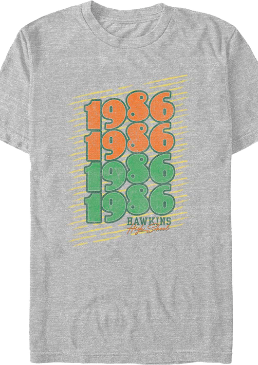 Hawkins High School 1986 Stranger Things T-Shirt - main product image