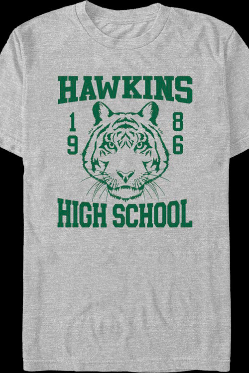Hawkins High School Tigers 1986 Stranger Things T-Shirtmain product image