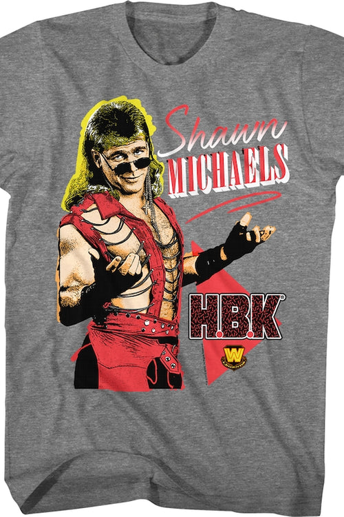 Gray HBK Shawn Michaels T-Shirtmain product image