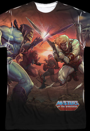 He-Man and Skeletor Battle Sublimation Shirt
