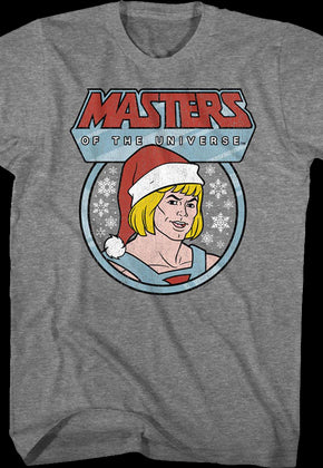 He-Man Santa Claus Hat Masters of the Universe T-Shirt