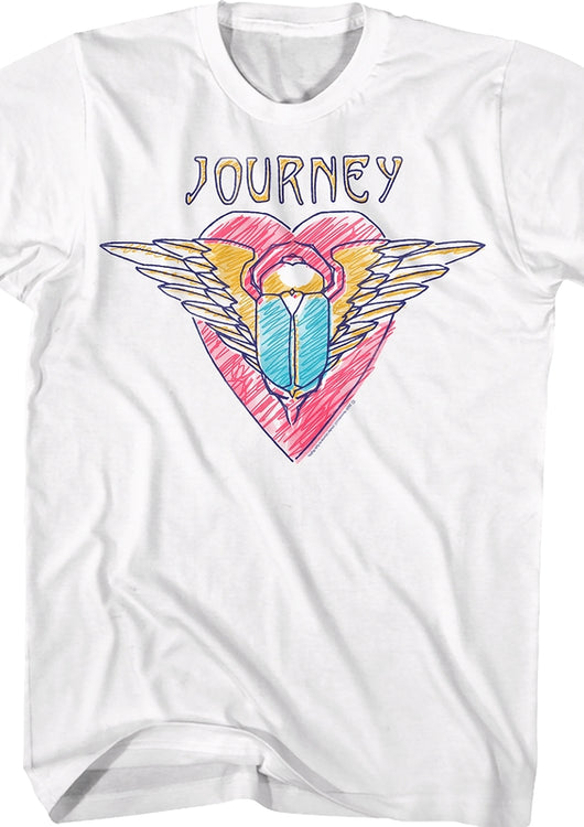 Heart Sketch Journey T-Shirt - main product image