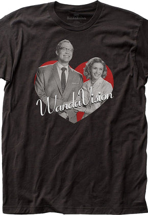 Heart WandaVision Marvel Comics T-Shirt