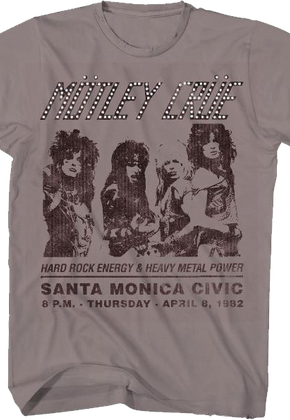 Heavy Metal Power Motley Crue T-Shirt