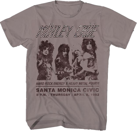 Heavy Metal Power Motley Crue T-Shirt - main product image