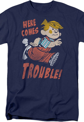 Here Comes Trouble Dennis the Menace T-Shirt