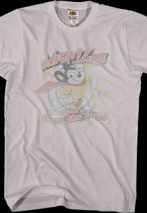 Here I Come to Save the Day Mighty Mouse T-Shirt