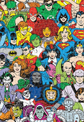 Heroes And Villains 1000 Piece DC Comics Puzzle