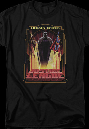 Heroes United Justice League DC Comics T-Shirt