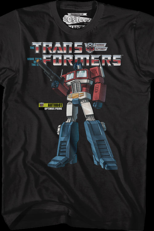 Heroic Autobot Optimus Prime Transformers T-Shirtmain product image