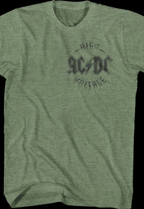 High Voltage European Tour ACDC Shirt