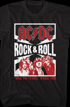 Highway To Hell World Tour ACDC Shirt