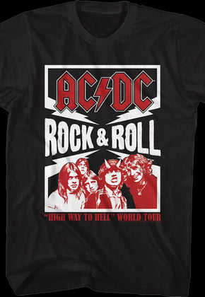 Highway To Hell World Tour ACDC Shirt