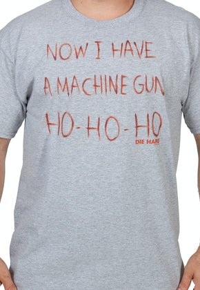 Ho Ho Ho Machine Gun Die Hard Shirt