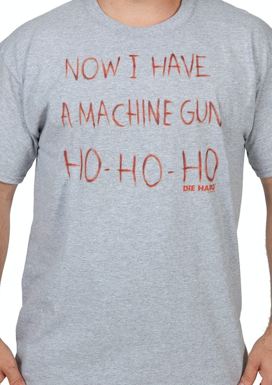 Ho Ho Ho Machine Gun Die Hard Shirt - main product image