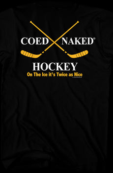 Hockey Coed Naked T-Shirt
