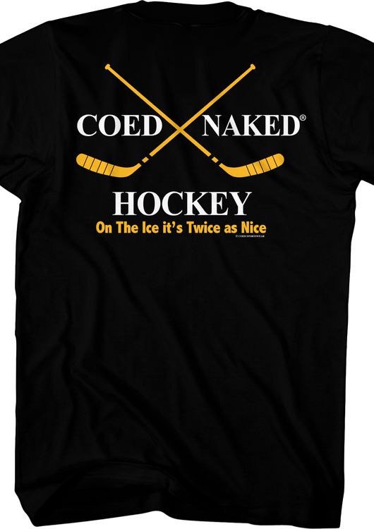 Hockey On The Ice Coed Naked T-Shirt - main product image