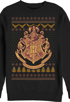 Hogwarts Faux Ugly Christmas Sweater Harry Potter Sweatshirt