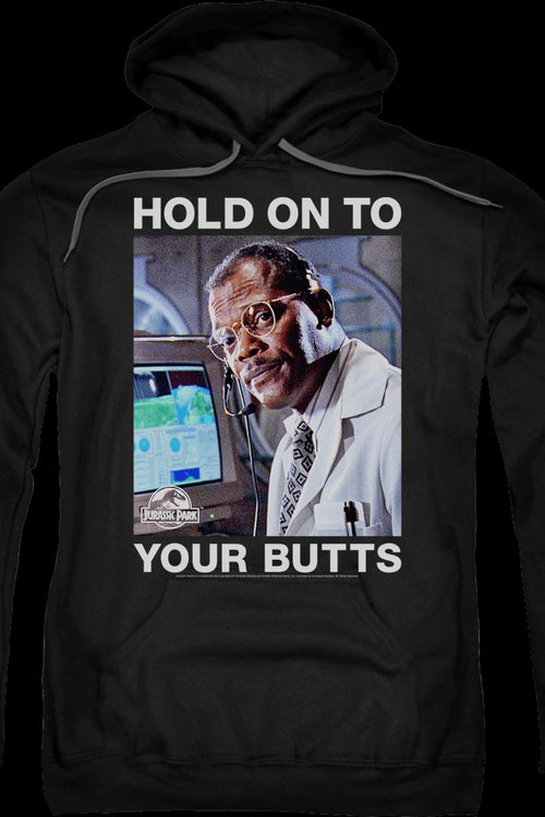 Hold On To Your Butts Jurassic Park Hoodiemain product image
