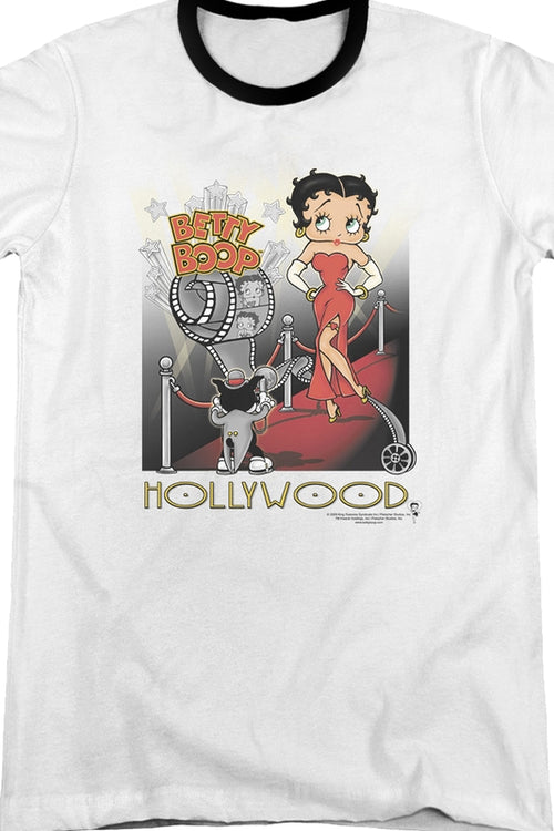 Hollywood Betty Boop Ringer Shirtmain product image