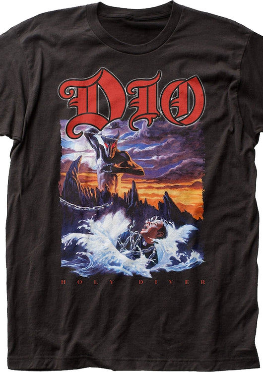 Black Holy Diver Dio T-Shirt - main product image