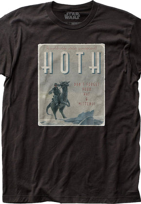 Hoth Postcard Star Wars T-Shirt