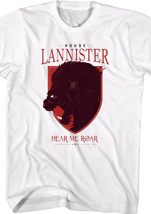 House Lannister Game Of Thrones T-Shirt - main product image