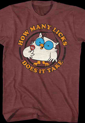 How Many Licks Tootsie Pop T-Shirt