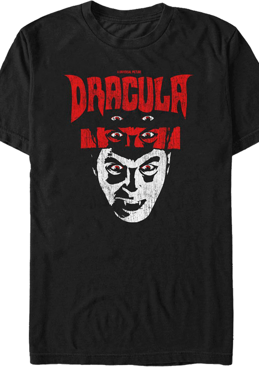 Hypnotizing Eyes Dracula T-Shirt - main product image
