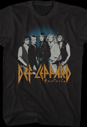 Hysteria Group Photo Def Leppard T-Shirt