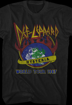 Hysteria World Tour 1987 Def Leppard T-Shirt